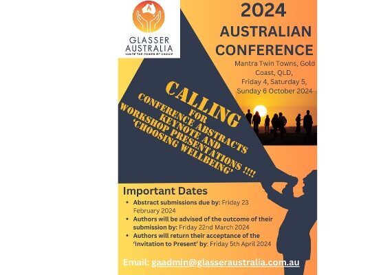 Call for Abstracts 2024 – Choosing Well-Being: A mental health and well-being conference like no other!